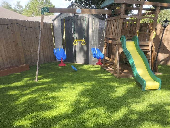 Installing An Artificial Turf In A Tampa Playground