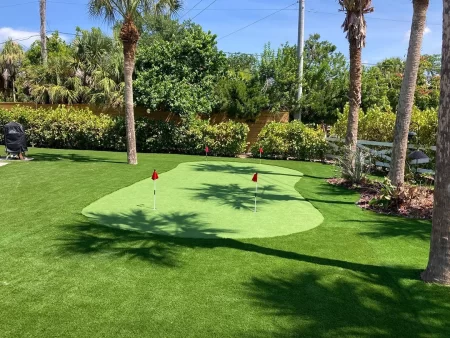 ways to create a backyard design with artificial turf